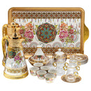 Octagonal Pattern Coffee Set