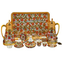 Red Flower Coffee Set