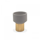 Elegant White and Gold Flower Vase