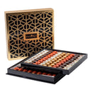 Delord 2-Layered Golden Luxury Patterned Box