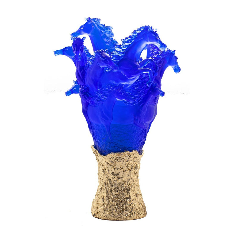Horse Crystal Vase