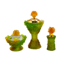 Floral Design Bukhoor Crystal Set