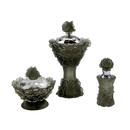 Floral Design Bukhoor Crystal Set