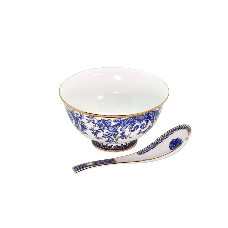 Blue Floral Dinnerware Set