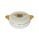 White & Gold Studded Hot Pot
