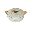 White & Gold Studded Hot Pot