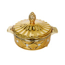Gem-Inlaid Gold Hot Pot