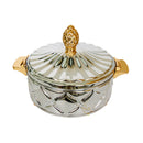 Gem-Inlaid Silver Hot Pot