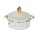Gem-Inlaid White Hot Pot