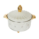Gem-Inlaid White Hot Pot