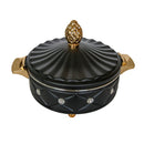 Gem-Inlaid Black Hot Pot