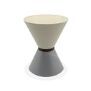 Light and Dark Modern Hourglass-inspired Sculpture