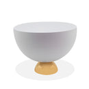 Massive Bowl with Miniature Golden Base