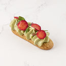 Pistachio Strawberry Éclair