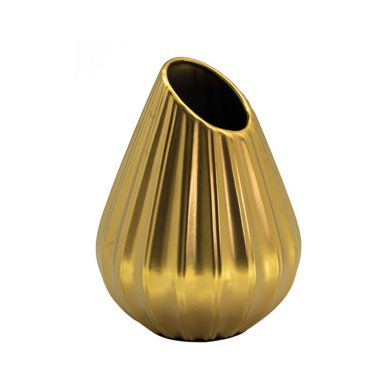 Decorative Gold Ceramic Vase
