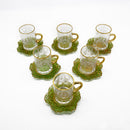 Tea Cups Green