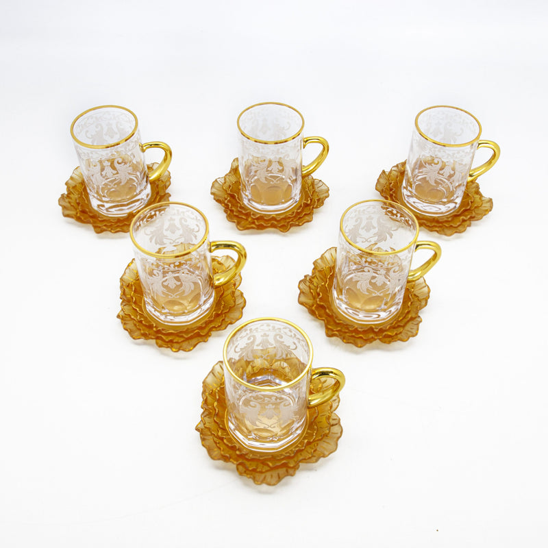 Tea Cups Amber