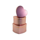 Metallic Heart Shaped Box