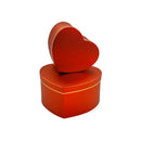 Metallic Heart Shaped Box