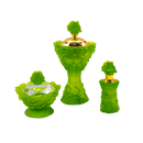 Floral Design Bukhoor Crystal Set