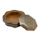 Octagonal Flower Wooden Box