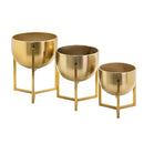Gold Flower Planter