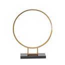 Decorative Gold Vase with Stand