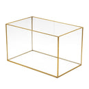 Rectangle Glass Display Box with Marble Base