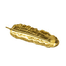 Gold Leaf Ceramic Plate