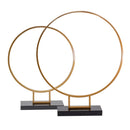 Decorative Gold Vase with Stand