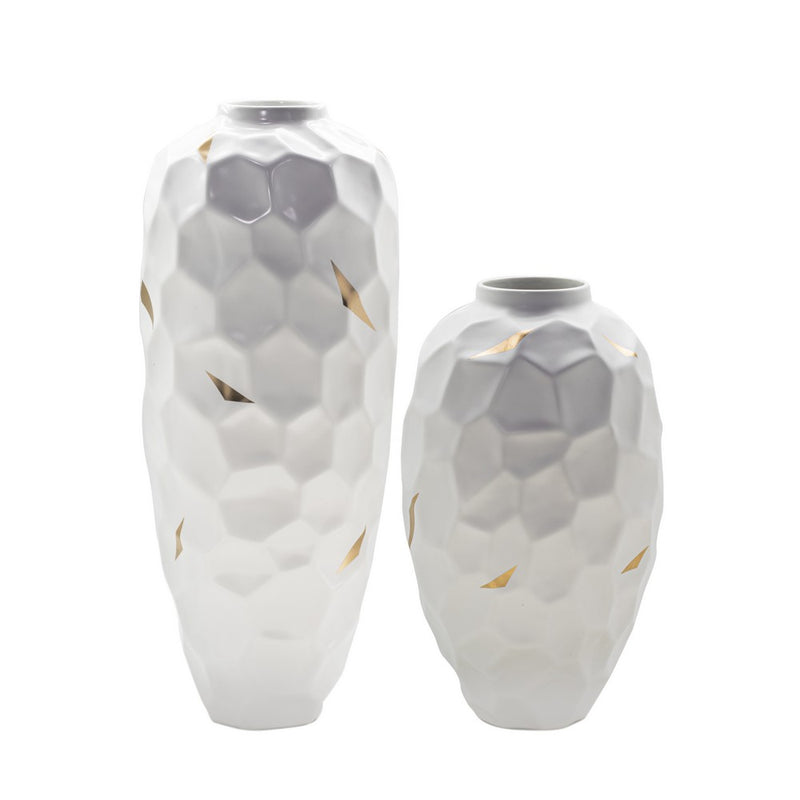 Decorative Gold Specks Ceramic Vase