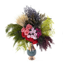 Preserved Flowers in Handmade Turquoise Stone Vase