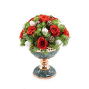 Preserved Flowers in Handmade Turquoise Stone Vase