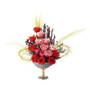 Preserved Flowers in Handmade Turquoise Stone Vase