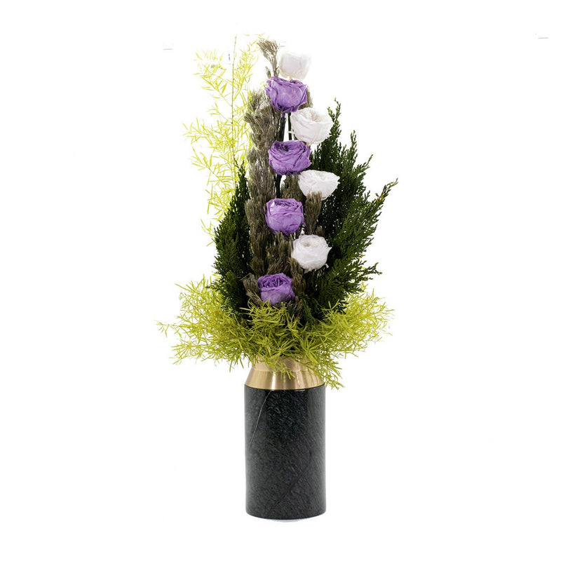 Preserved Flowers in Flower Vase