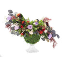 Preserved Flowers in Crystal Vase