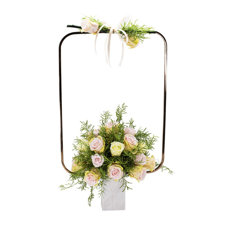 Preserved Flowers with Flower Stand