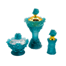 Floral Design Bukhoor Crystal Set