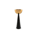 High Gold & Black Vase