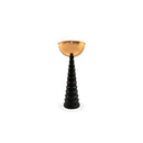 High Gold & Black Vase