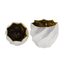 White Ceramic Bowl Vase