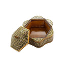 Hexagonal Flower Wooden Box
